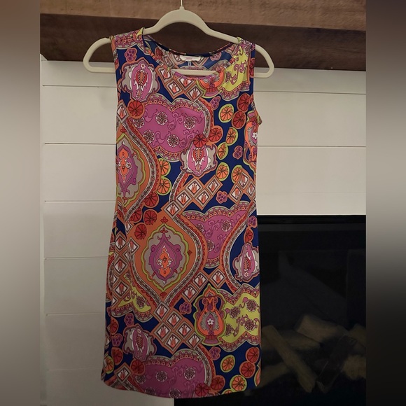 Trina Turk Pattern Dress XS - Picture 1 of 2